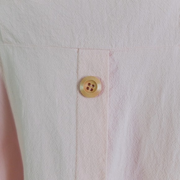 Angashion Pink Ruffled Dress with Pockets Size Medium - Picture 5 of 8